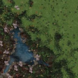 Map tile of Coreopsis