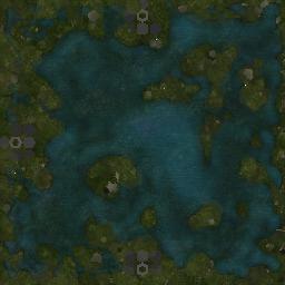 Map tile of Lake Caiman