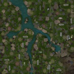 Map tile of Red Bluff