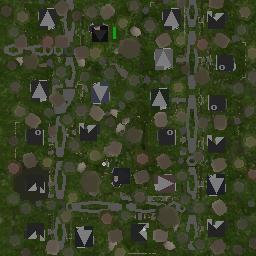 Map tile of Boothbury