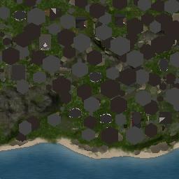 Map tile of Huckleberry Run