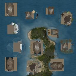 Map tile of Bootleggers Cove