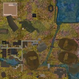 Map tile of Mima Hills