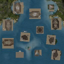 Map tile of Gently Glistening