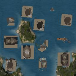 Map tile of Castaway Point