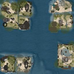 Map tile of Playa de Montana