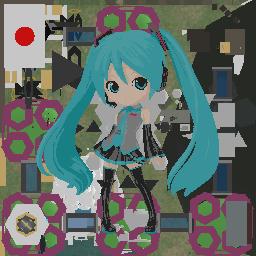 Map tile of Hatsune Miku World