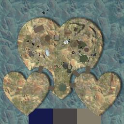 Map tile of Radeau Island