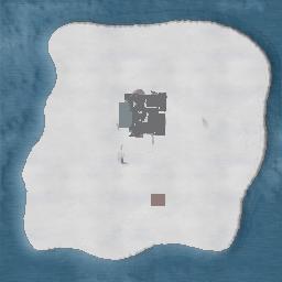Map tile of snowy