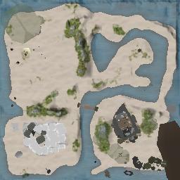 Map tile of Blue Sands