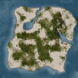 Map tile of Dennis Island