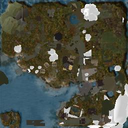 Map tile of Hoods Bay