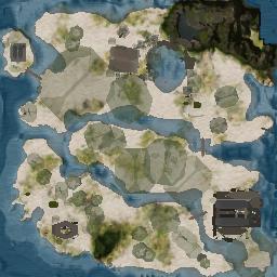 Map tile of Antigua Island